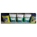 5 Buckets Of Misc Garage Items, Bird Food, Wood