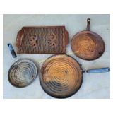 Cast Iron & Cast Aluminum Skillets & Griddle