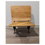 Antique Wooden School Desk, Lot C