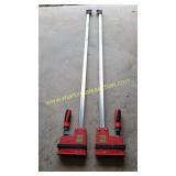 2) 55' Bessey K Body Revo Furniture Clamps