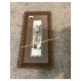 Framed Art - SAFARI BABIES ZEBRA, RM Fitzpatrick