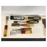 Mix Lot Of Wood Chisels