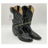 Justin Menï¿½s Boots Sz 8 1/2 D W1046 - Black Mock