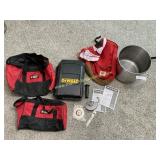 Empty Dewalt Case, Porter Cable Tool Bags & Other