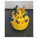 Spinning Tool Caddy Router Bits