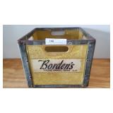 Vintage Bordens Fiberglass & Metal Corners Milk