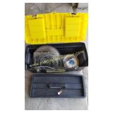 Mix Lot Of Used Saw Blades in Tool Box