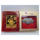 Collectible Ornaments - Moon Landing Stamp and