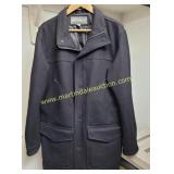 Menï¿½s Eddie Bauer Wool Coat, Zip and Button Size