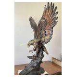 Bronze Sculpture American Bald Eagle Statue with