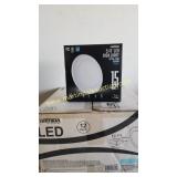 New 12 Pack LED Disk Lights Ultra Thin 5/6'