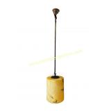 Large Alabaster Cylinder Pendant Light