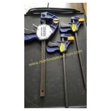 3) Irwin 18' Quick-grip Clamps