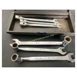 2 Craftsman Plastic Trays Filled w Mix Wrenches