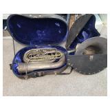 Vintage King Tuba w Carry Cases
