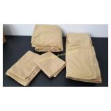 Flannel Sheets - Gold, Queen