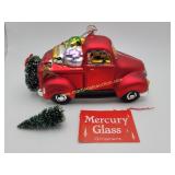 Dept 56 Mercury Glass Pick-Up Truck Ornament, #56