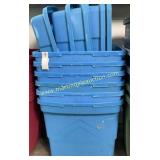 Blue Totes with Lids