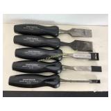 Group Of Craftsman Wood Chisels