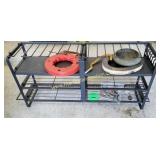 30' x 16' x 8'  Metal Tool Cady & Misc