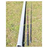 5' PVC Pipe w Fishing Rods