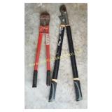 24' Bolt Cutters & 32' Loppers