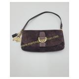 Vintage Coach Soho Suede Handbag Purse - Brown