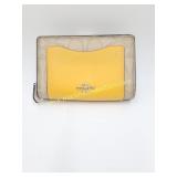 Vintage Coach Yellow Tan Signature C Small Wallet