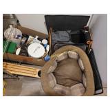 Cat Supplies, Cat Carrier, Bed, and Misc