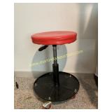 Red Rolling Mechanic Stool