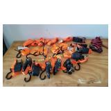 Group Of Tiedown Ratchet Straps