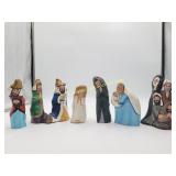 Bayou Nativity Israel Cypress Wood Dolls Figurines