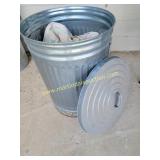 Trashcan Filled W Paint Clothes, Frost Cloth,
