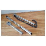 Diamalloy Chain Wrench, Craftsman Breaker Bar &
