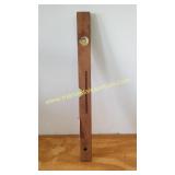 Vintage 24' Wood Level ETC