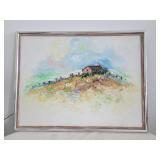 Oil Painting Impressionist Landscape - Cottage in