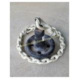 5 Lbs PVC Coated Mushroom Boat Anchor & 5 Ft