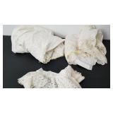 2) Eyelet Lace Bed Skirts