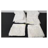 Sheets, Bed Linens - King Size, White Lace Trim