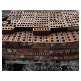 Pallet Of Red Bricks 10" x 3"