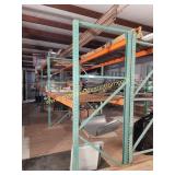 2nd Floor Pallet Rack 36ft Long Section 8ft Tall