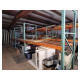 2nd Floor Pallet Rack 27ft Long Section 8 ft Tall
