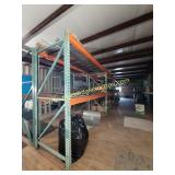 2nd Floor Pallet Rack 36ft Long Section 8 ft Tall