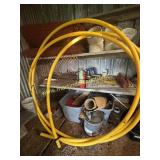 Mix Lot Misc Hand Tools, Orange Temp Fencing,