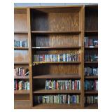 2nd Floor - Vintage Wood Bookcase 8 ft Tall