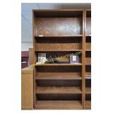 2nd Floor - Vintage Wood Bookcase 8 ft Tall