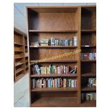 2nd Floor - Vintage Wood Bookcase 8 ft Tall