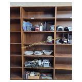 2nd Floor - Vintage Wood Bookcase 7 ft Tall