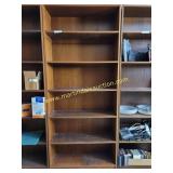 2nd Floor - Vintage Wood Bookcase 7 ft Tall