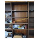 2nd Floor - Vintage Wood Bookcase 7 ft Tall